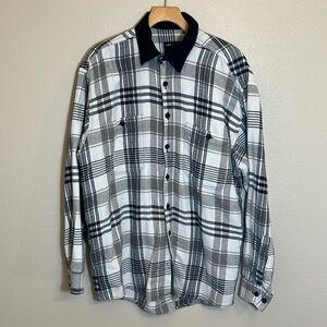 Tru Fit Plaid Button Down Cotton Shirt